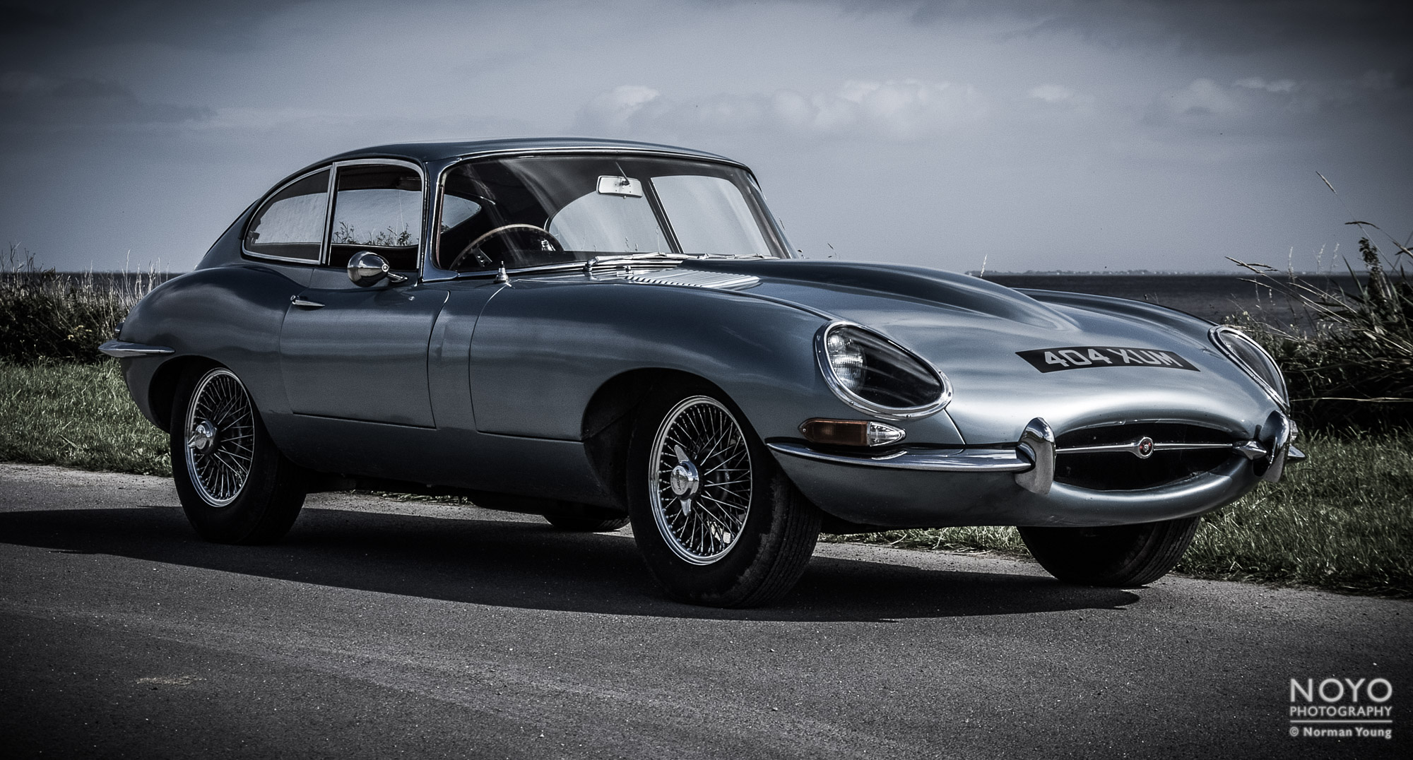 Photo of e-type Jaguar by Norman Young