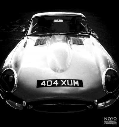 Photo of e-type Jaguar by Norman Young