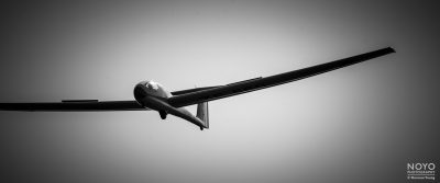 Photo of glider at RAF Kirknewton by photographer Norman Young