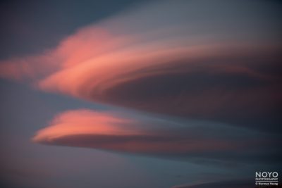Photo of dramatic lenticular clouds by Norman Young